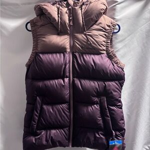 Columbia Omni Heat Brown and Tan Quilted Vest